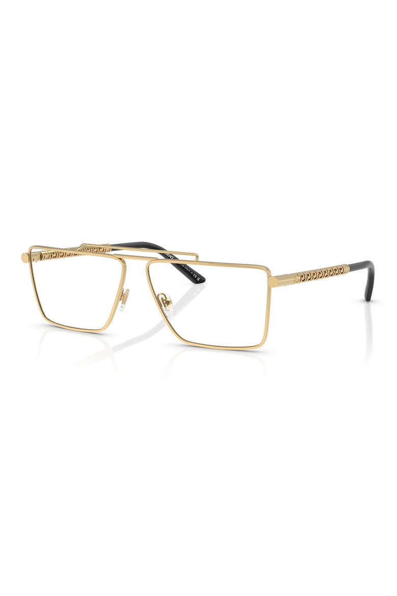 59mm Rectangular Optical Glasses, Alternate, color, GOLD