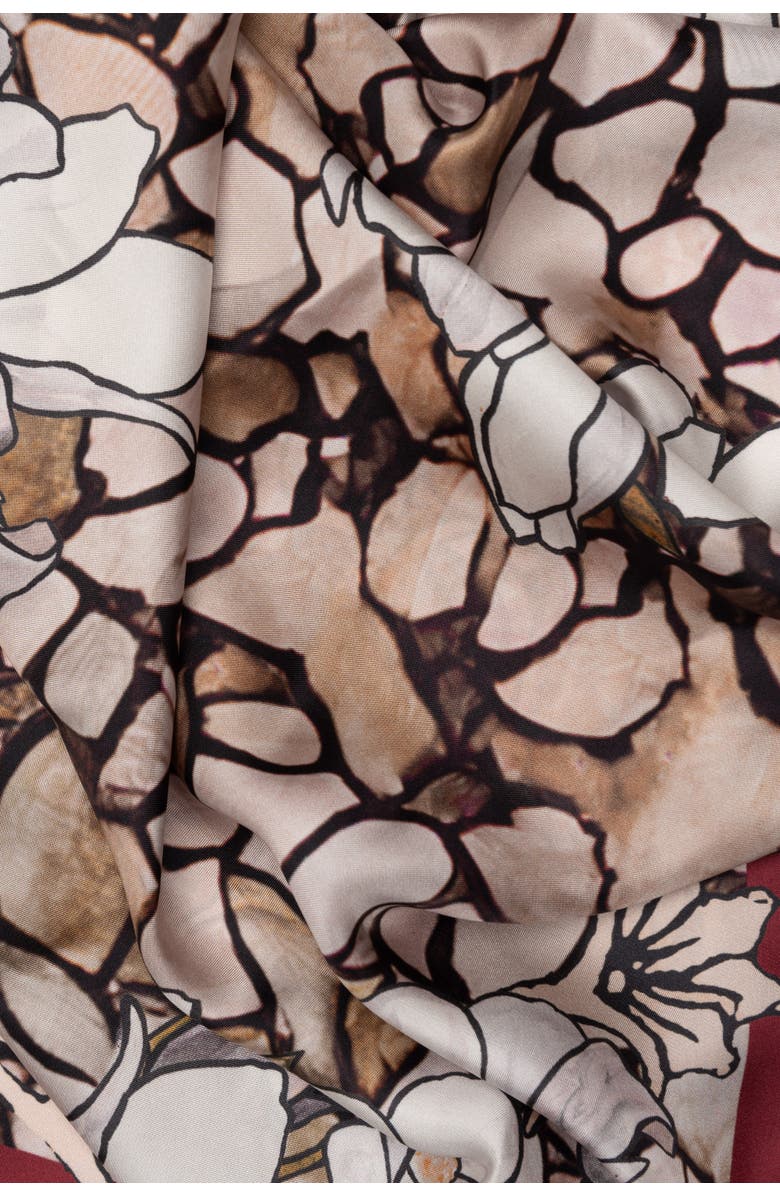 Elizabetta Tiffany - Long Silk Scarf for Women, Alternate, color, Forest Oak