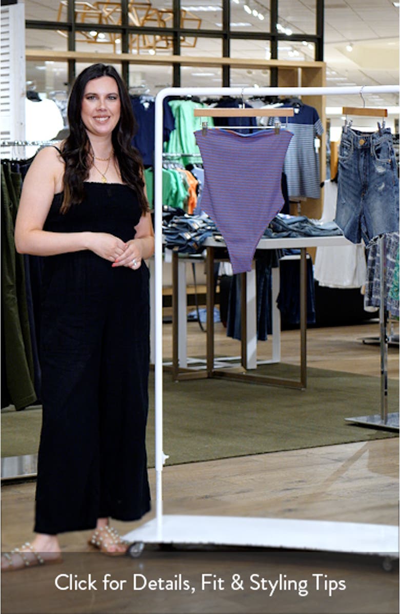 Tully High Stripe Convertible One-Piece Swimsuit, sales video thumbnail