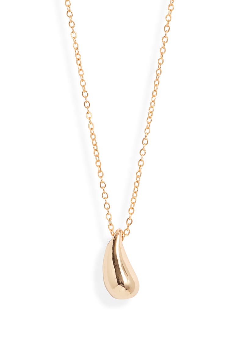 Nina Pendant Necklace, Main, color, GOLD