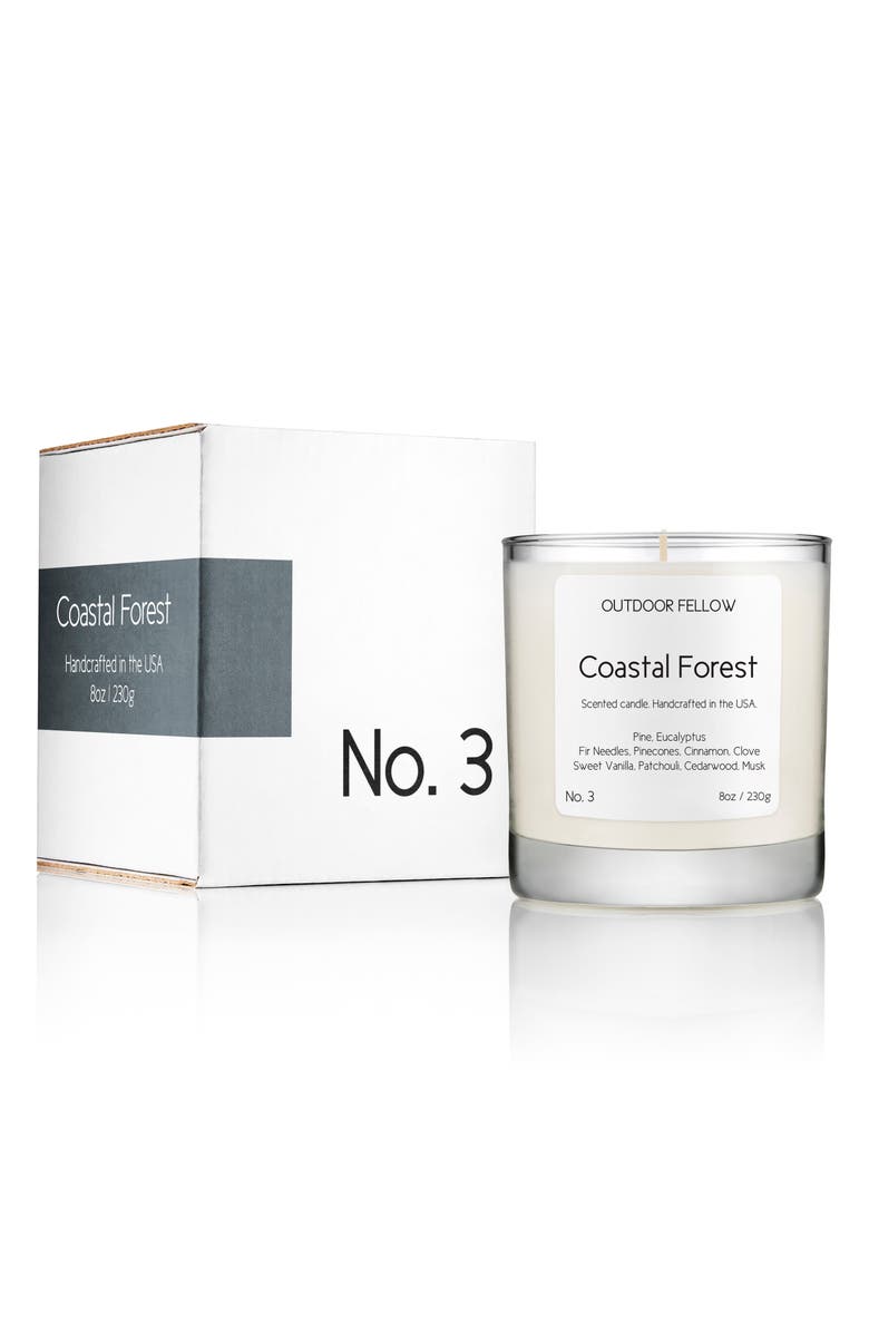 Outdoor Fellow No. 3 Coastal Forest Scented Candle, Alternate, color,