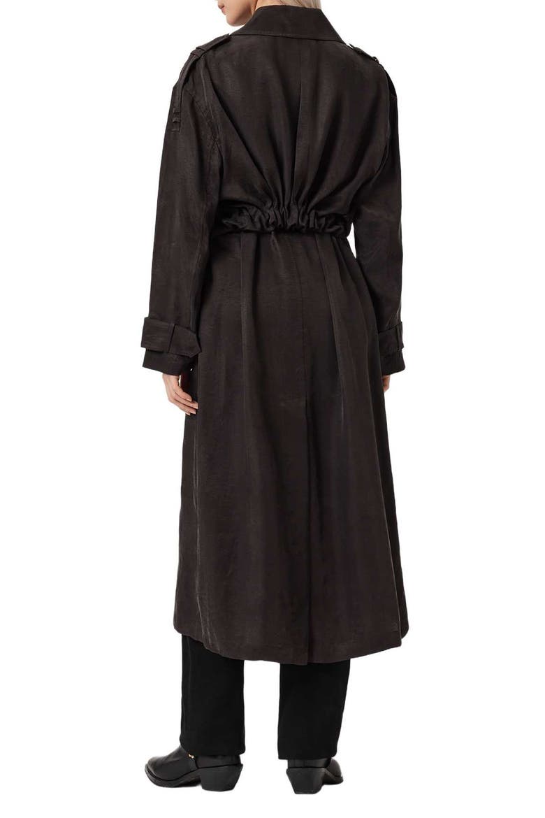 Linnie Trench Coat, Alternate, color, TORTE BROWN