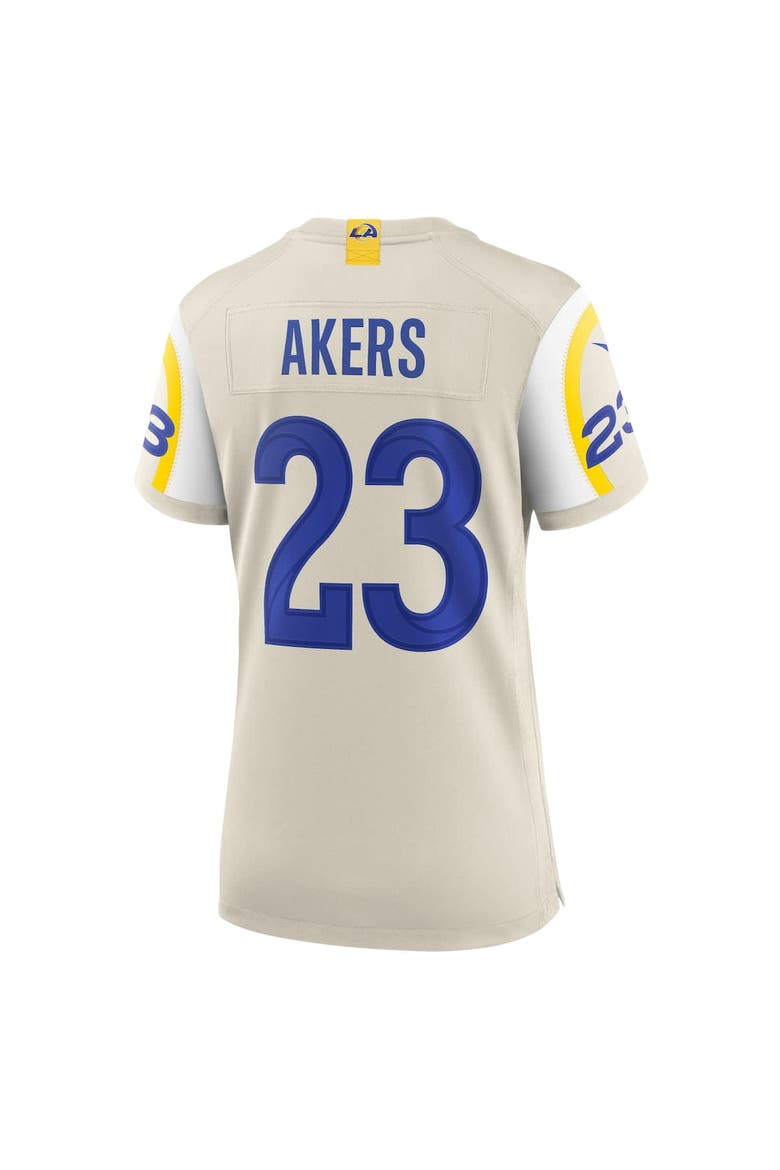 Women's Nike Cam Akers Bone Los Angeles Rams Game Jersey, Alternate, color, Cream