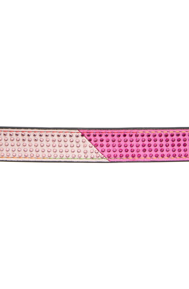 Kurt Geiger London Crystal Rainbow Thin Belt, Alternate, color,