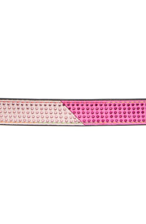 Kurt Geiger London Crystal Rainbow Thin Belt