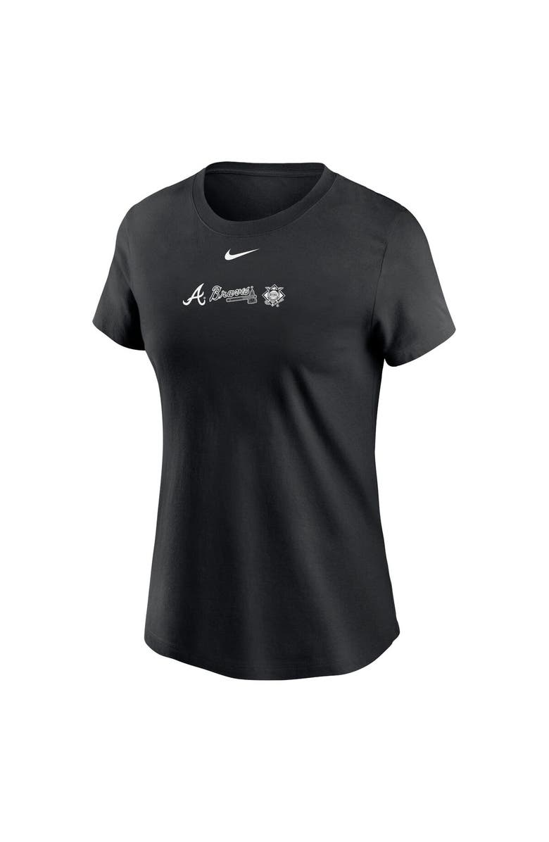 Nike Women's Nike Black Atlanta Braves Over Shoulder T-Shirt, Alternate, color, 