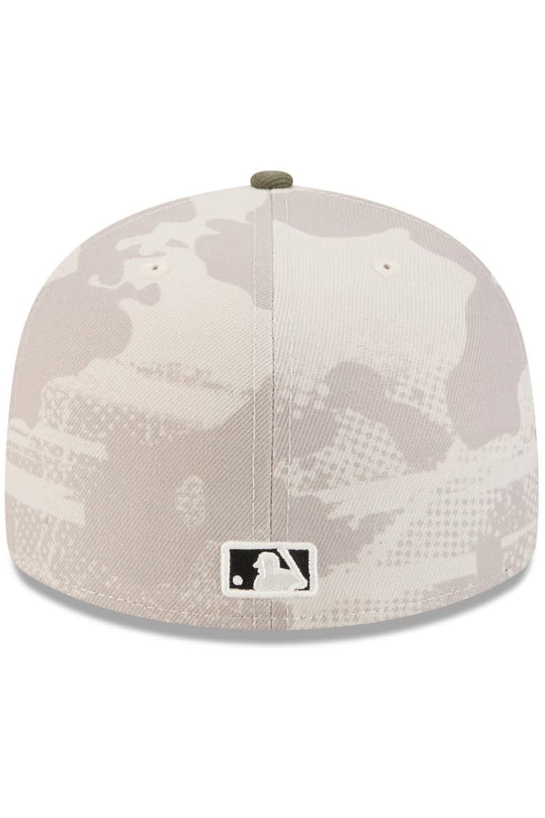 Men's New Era Light Beige/Olive Washington Nationals 2025 Armed Forces Day 59FIFTY Fitted Hat, Alternate, color, Light Beige