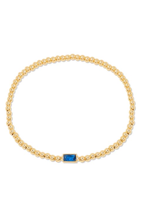 Kylie Birthstone Beaded Stretch Bracelet