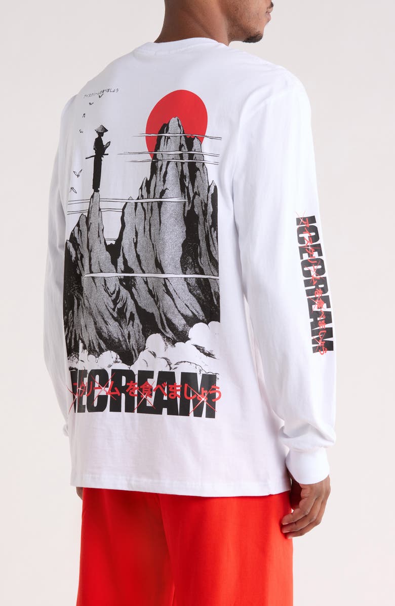 ICECREAM Train Harder Long Sleeve Graphic T-Shirt, Alternate, color, 