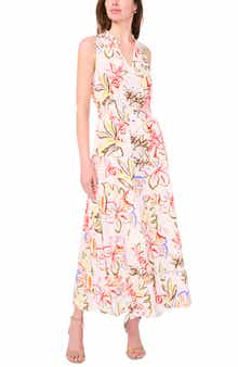 Sleeveless Tiered Maxi Dress