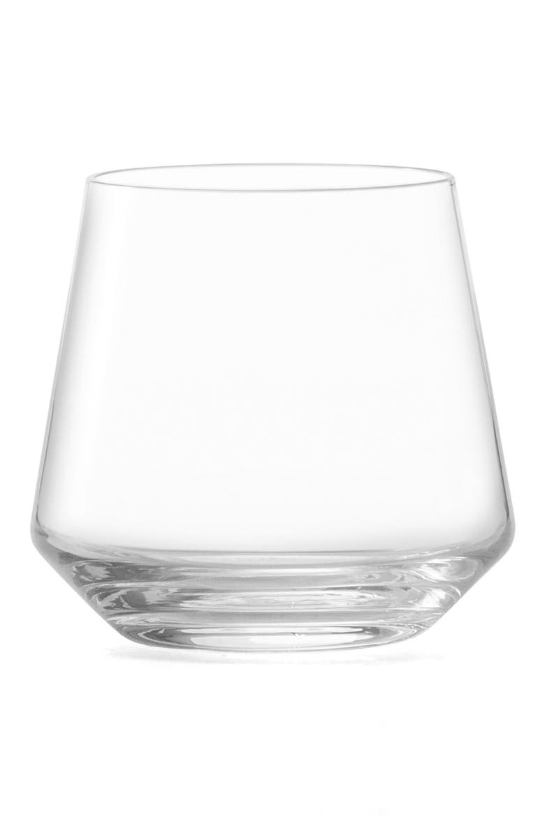 Pure Set of 6 Rocks Cocktail/Wine Glasses, Main, color, CLEAR