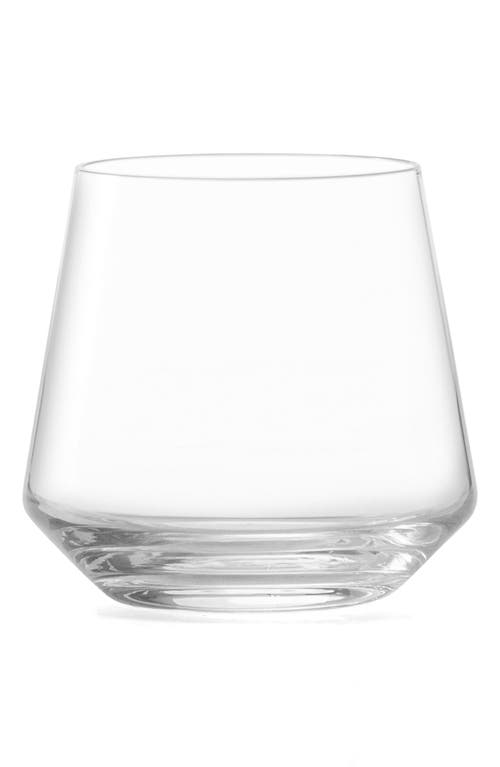Schott Zwiesel Pure Set Of 6 Rocks Cocktail/wine Glasses In Clear