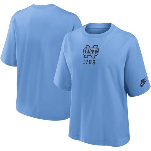 NIKE NIKE CAROLINA BLUE NORTH CAROLINA TAR HEELS BOXY LEGACY ESTABLISHED T-SHIRT