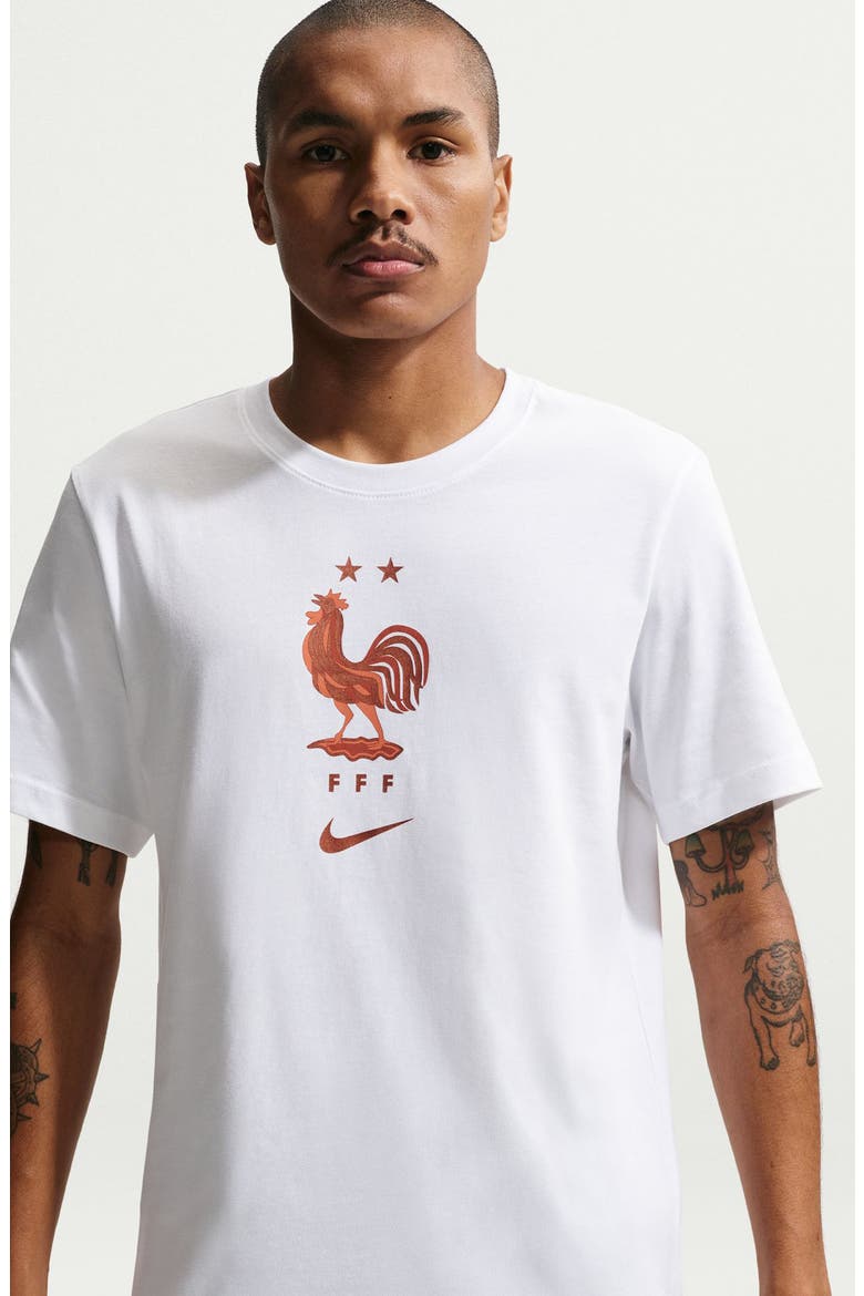 FFF Crest Cotton Graphic T-Shirt, Alternate, color, WHITE