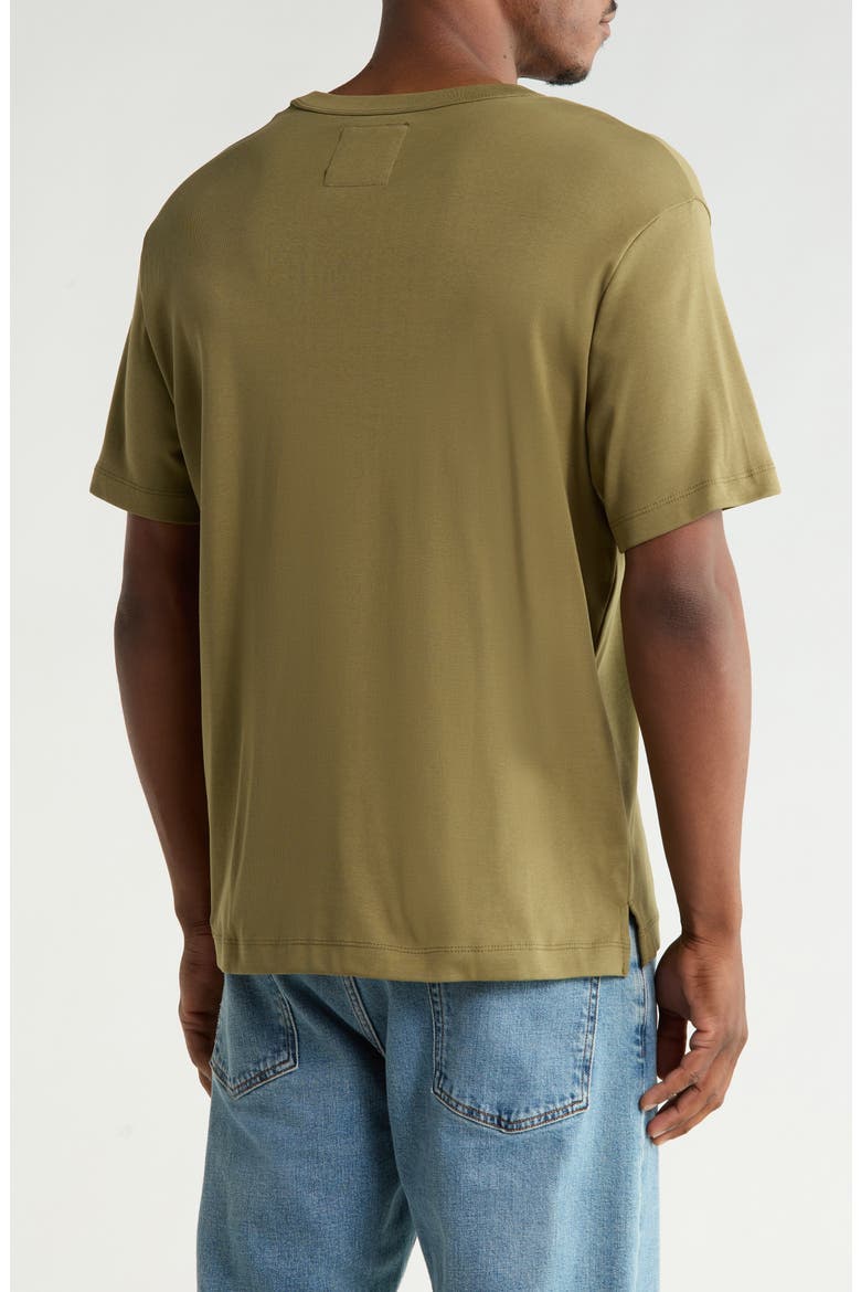 Mercerized Cotton Interlock T-Shirt, Alternate, color, FOREST SAGE
