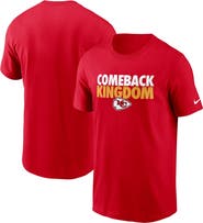 Nike Men's Nike Red Kansas City Chiefs Hometown Collection Comeback T-Shirt