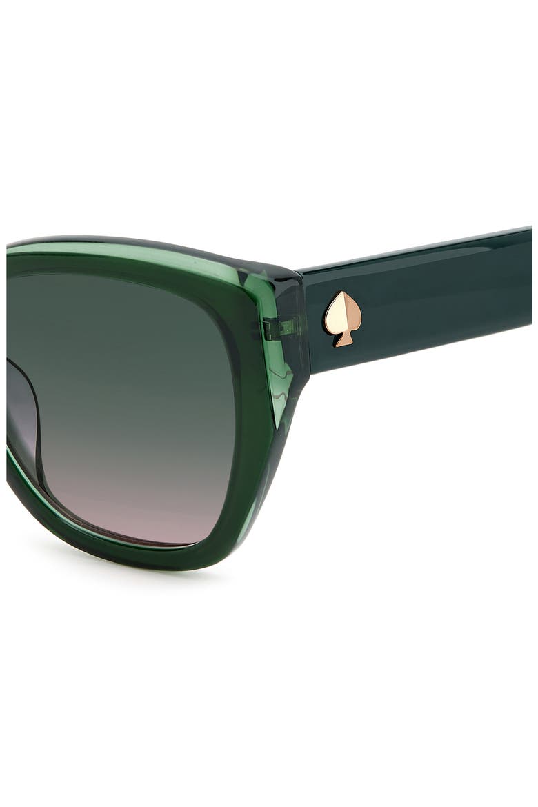 yolanda 51mm polarized gradient cat eye sunglasses, Alternate, color, 01ED-JP