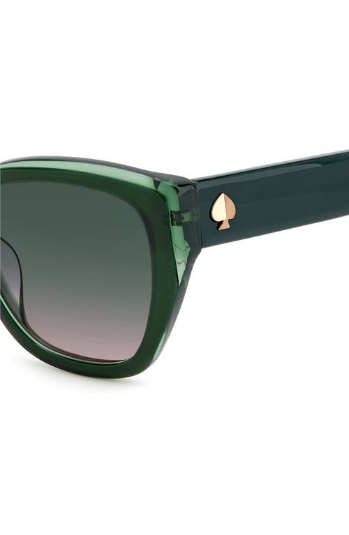 Kate Spade New York Yolanda 51mm Polarized Gradient Cat Eye Sunglasses In Multi