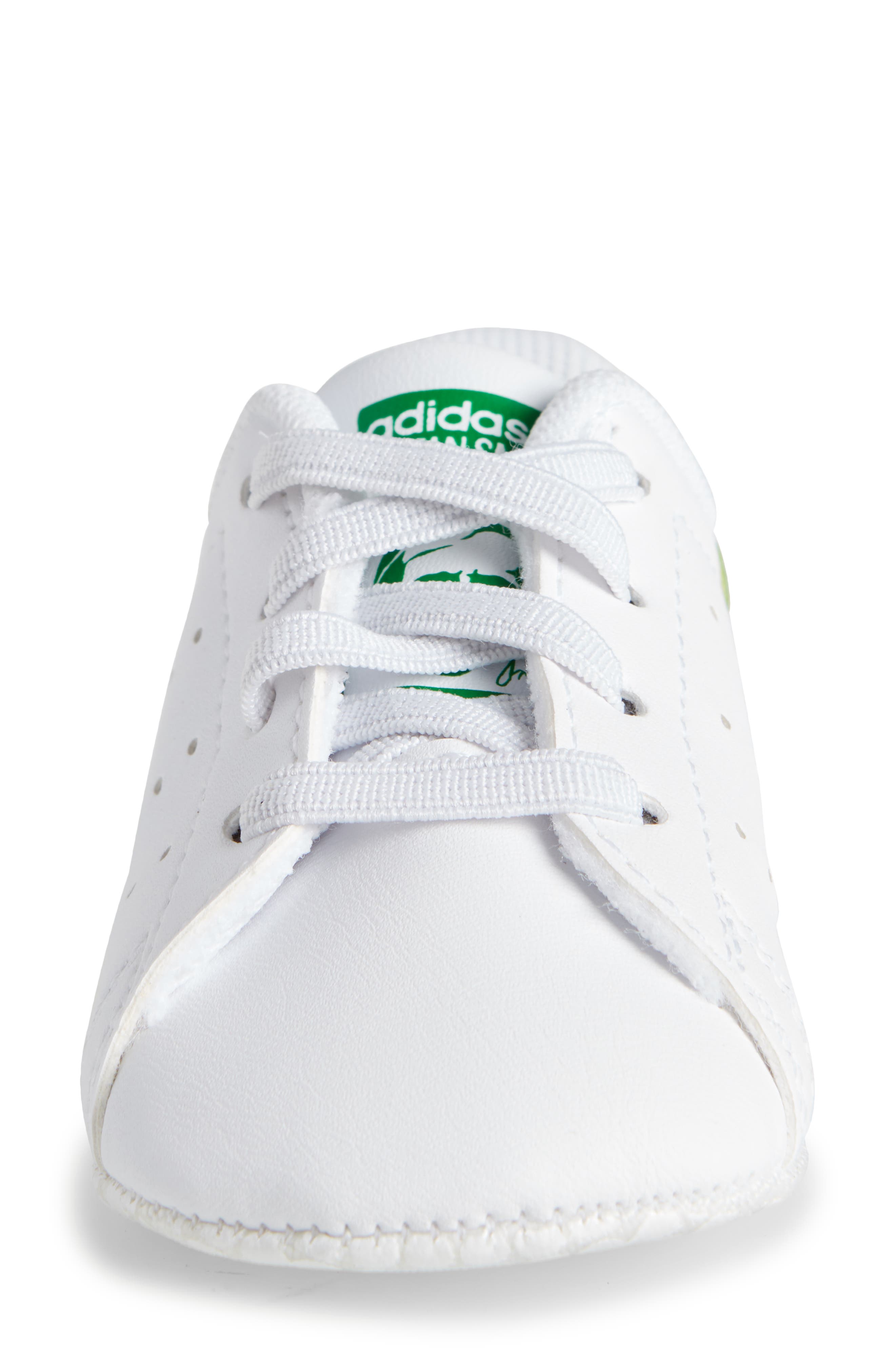 adidas Stan Smith Crib Sneaker, Alternate, color, White