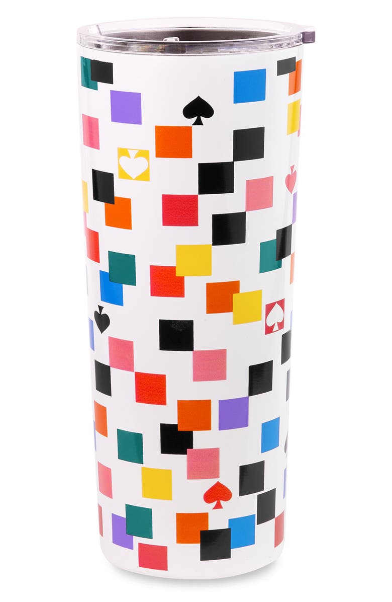 Kate Spade New York stainless steel tumbler, Alternate, color, 