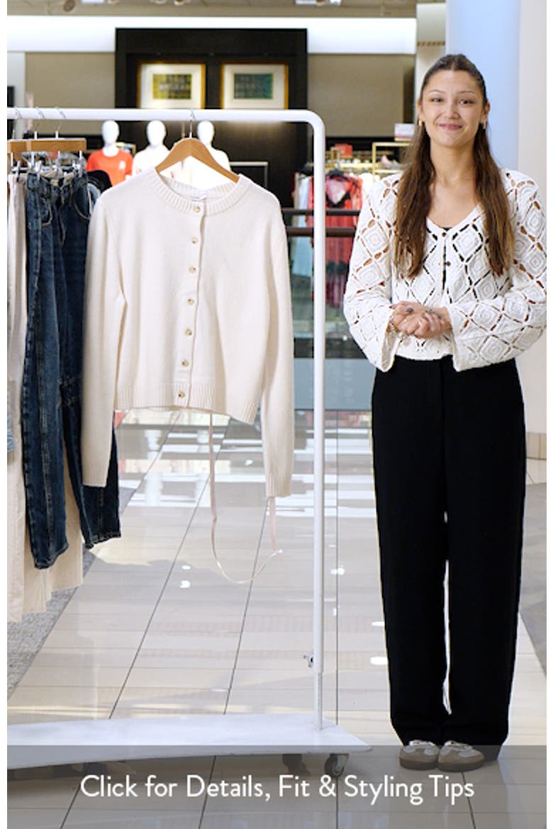 Signature Merino Wool & Cashmere Cardigan video