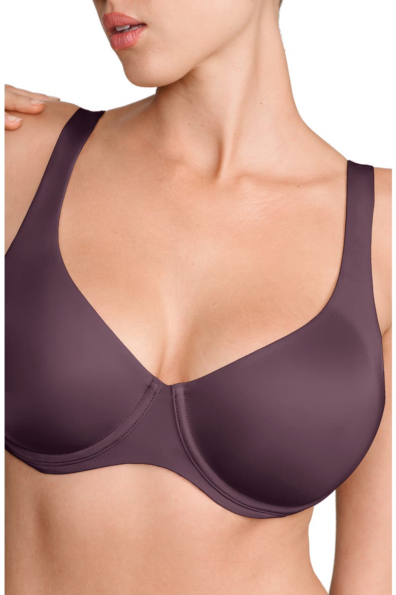 The Scoop Underwire Microfiber Bra, Alternate, color, COSMOS