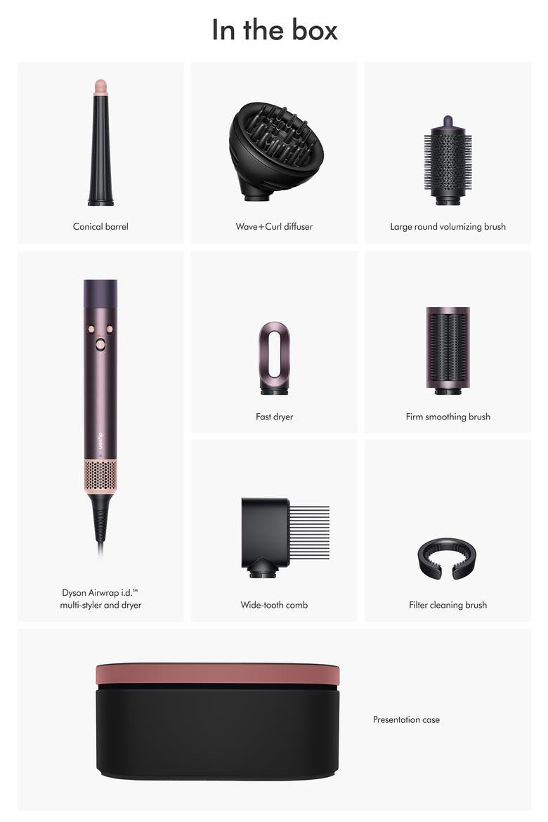Limited Edition Airwrap i.d.™ Multi-styler Curly+Coily in Jasper Plum, Alternate, color, JASPER PLUM