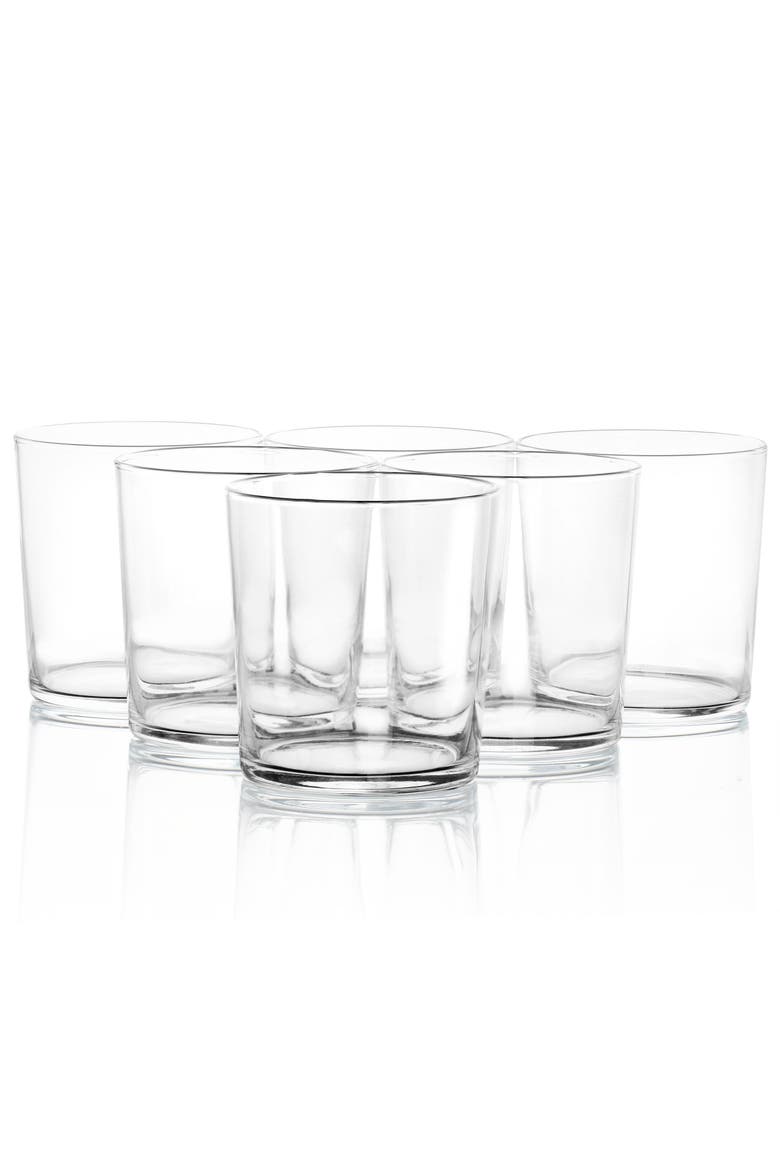 12 Piece Bowey Double Old Fashion and Highball Glassware Set, Alternate, color, Clear