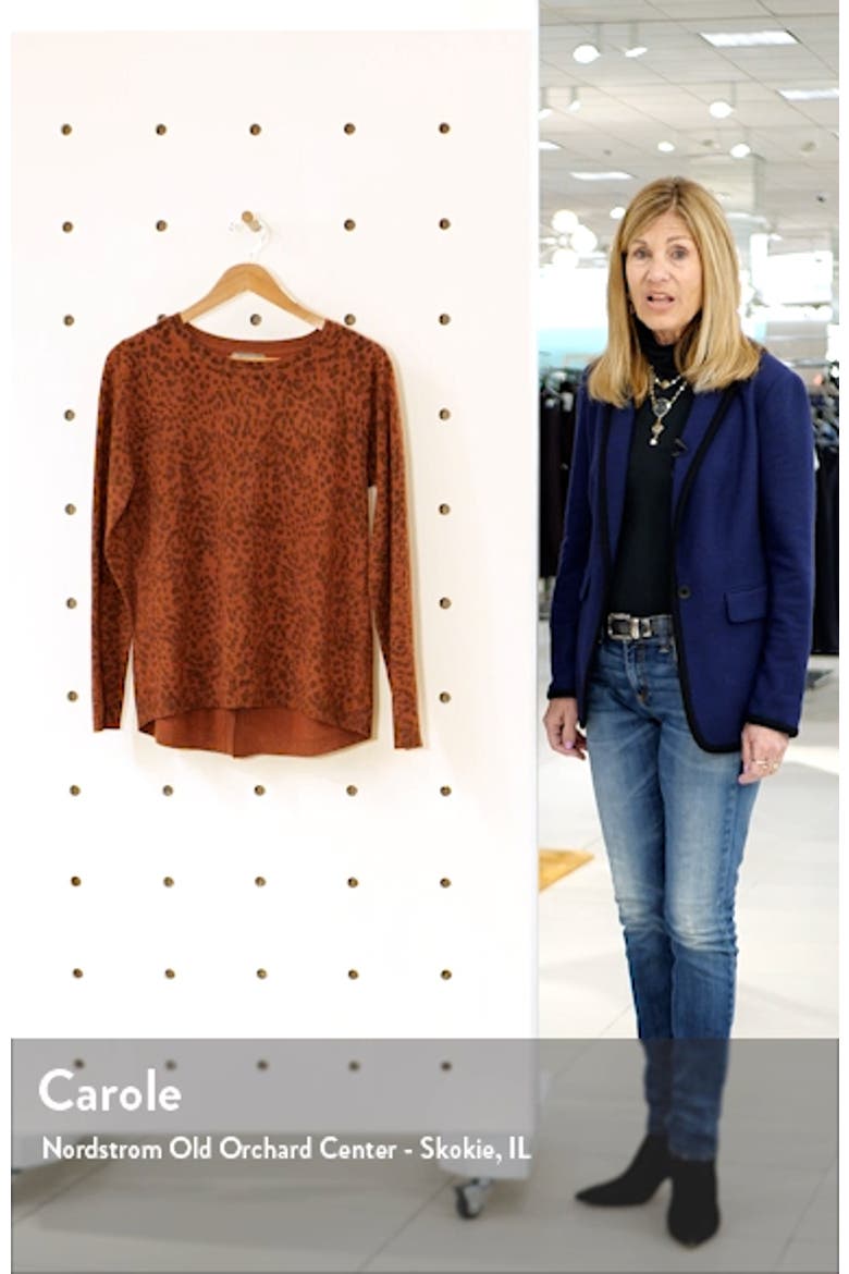 Leopard Print Sweater (Nordstrom Exclusive) video