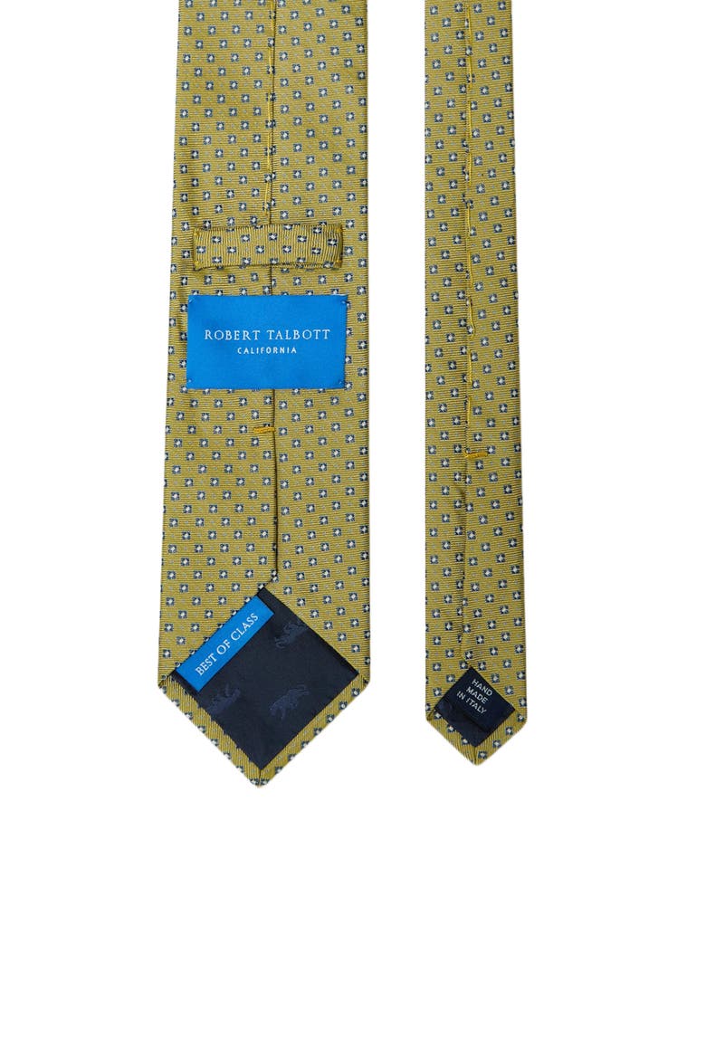 Robert Micro Neat Geo Spot Best of Class Necktie, Alternate, color, Green