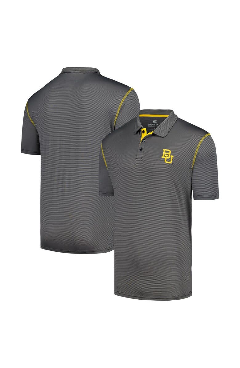 COLOSSEUM Men's Colosseum  Black Baylor Bears Cameron Polo, Alternate, color, 