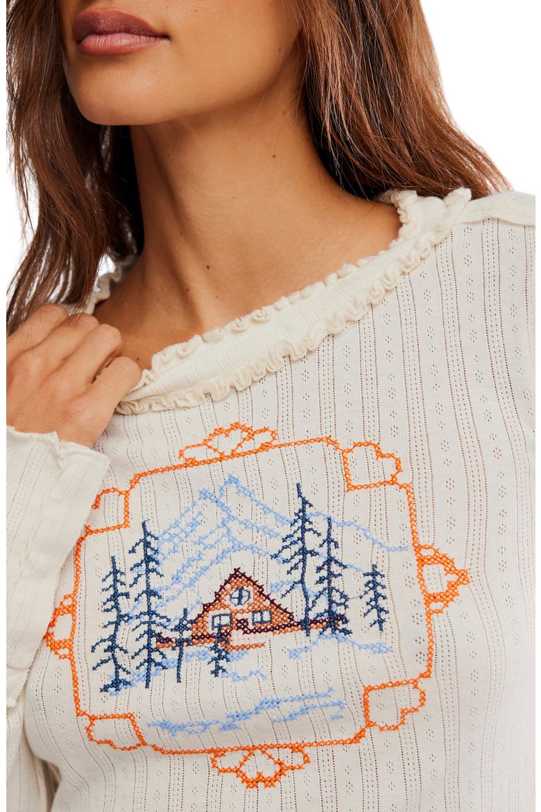 Through the Woods Long Sleeve Top, Alternate, color, A FRAME COMBO