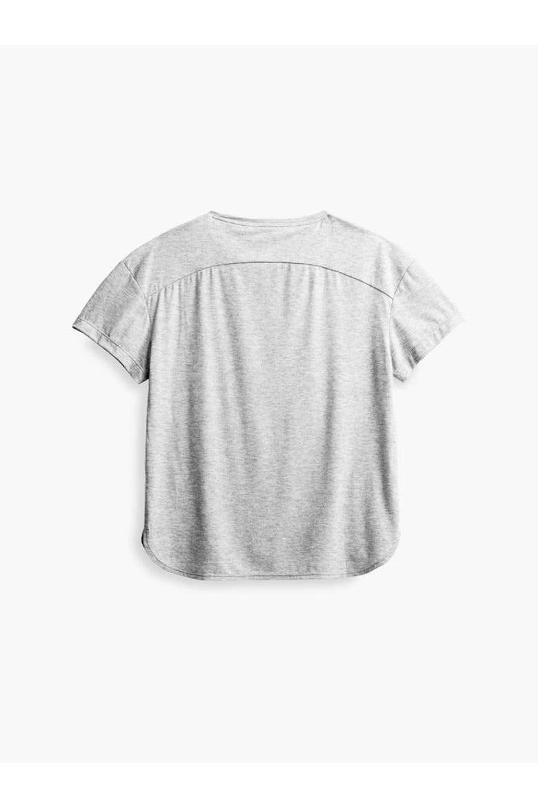 Women's Composite Merino Boxy Tee, Alternate, color, Pale Grey Heather