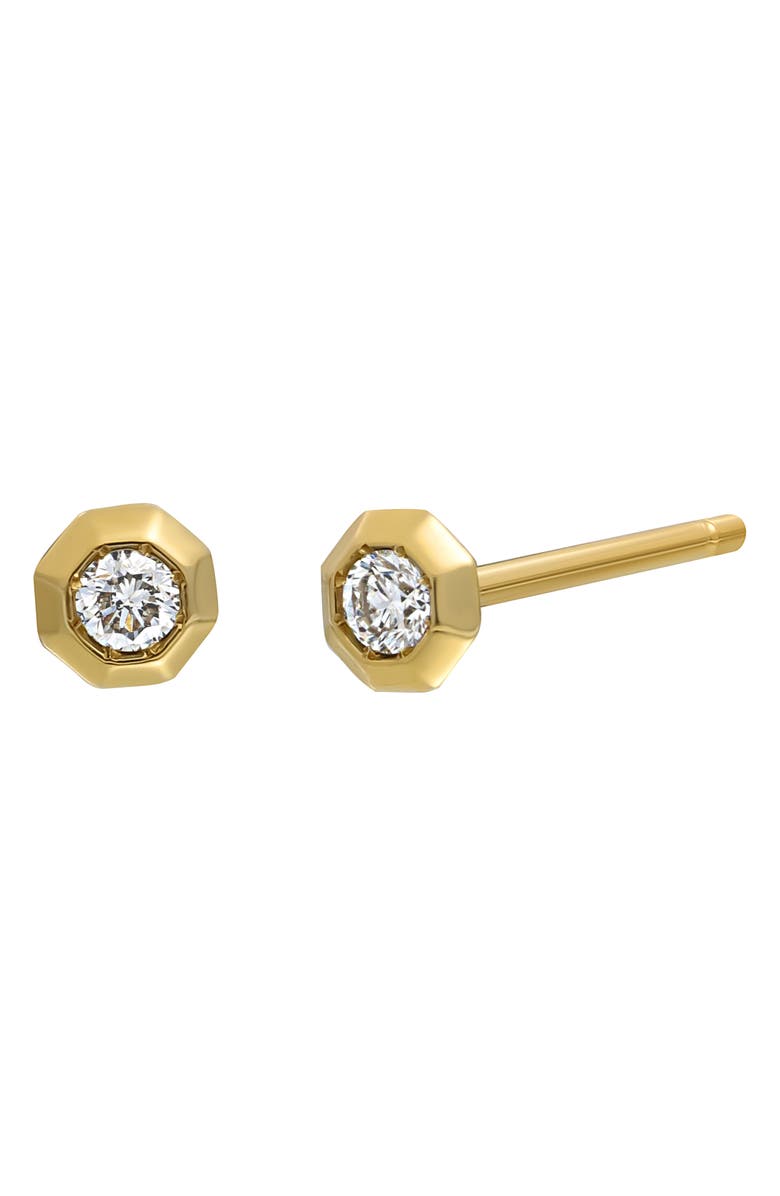 Bony Levy Monaco Diamond Stud Earrings, Main, color, 18K Yellow Gold