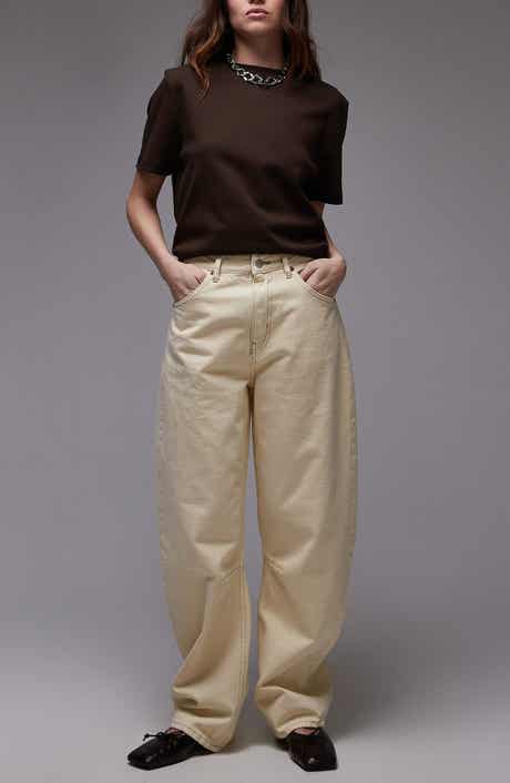 Topshop Barrel Leg Jeans