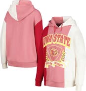 GAMEDAY COUTURE Women's Gameday Couture Cardinal Iowa State Cyclones Hall of Fame Colorblock Pullover Hoodie