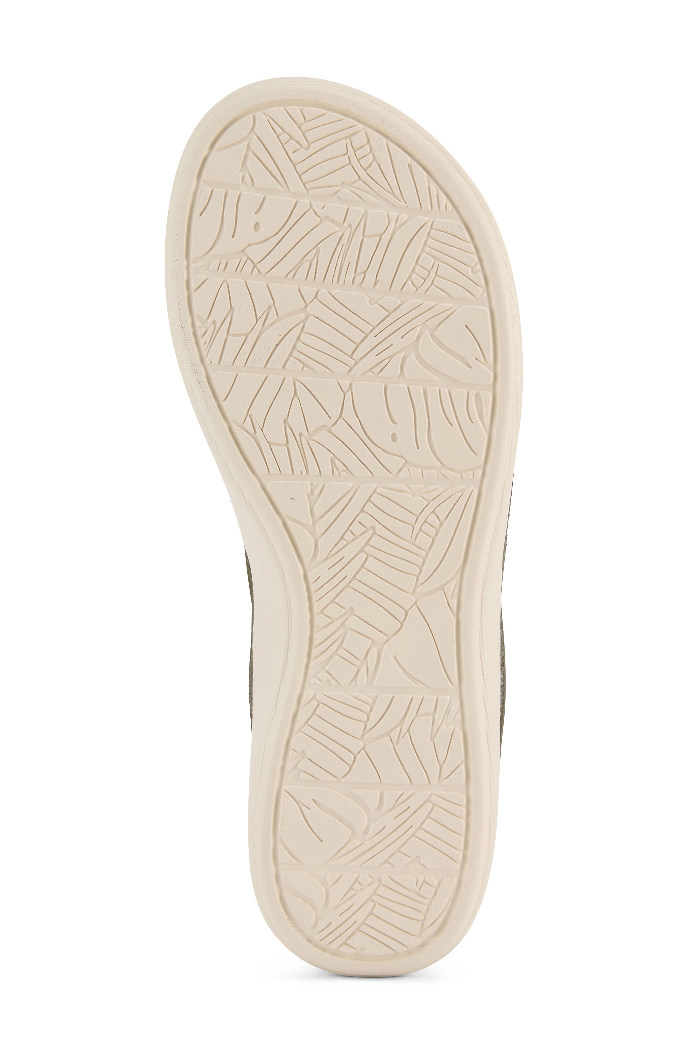 Faux Leather Thong Sandal, Alternate, color, HUNTER GREEN