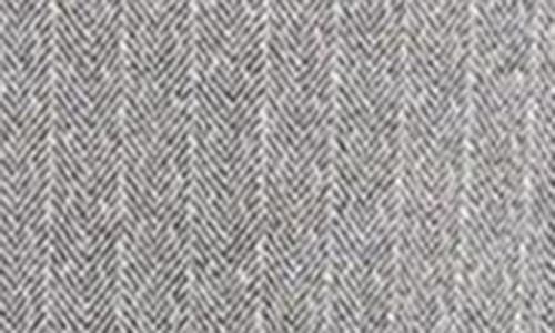 Lipsy Herringbone Pleated Miniskirt In Gray