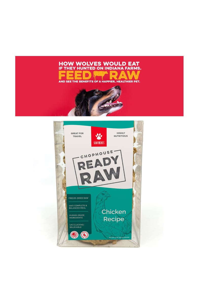 Scout & Zoe's Chophouse Ready Raw, Chicken, 9 Dog Food Freeze Dried Patties, Alternate, color, Multicolored