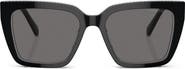 Swarovski 54mm Oversize Polarized Square Sunglasses