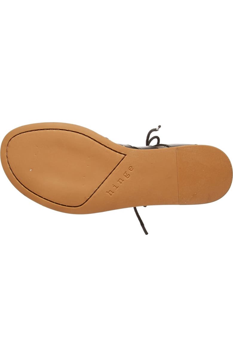 Hinge 'Roman' Strappy Lace-Up Sandal, Alternate, color,