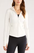 Zella Cozy Tech Zip Hooded Jacket