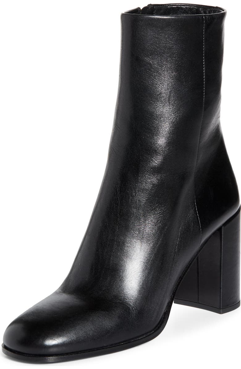 Prada Block Heel Bootie, Main, color, Nero