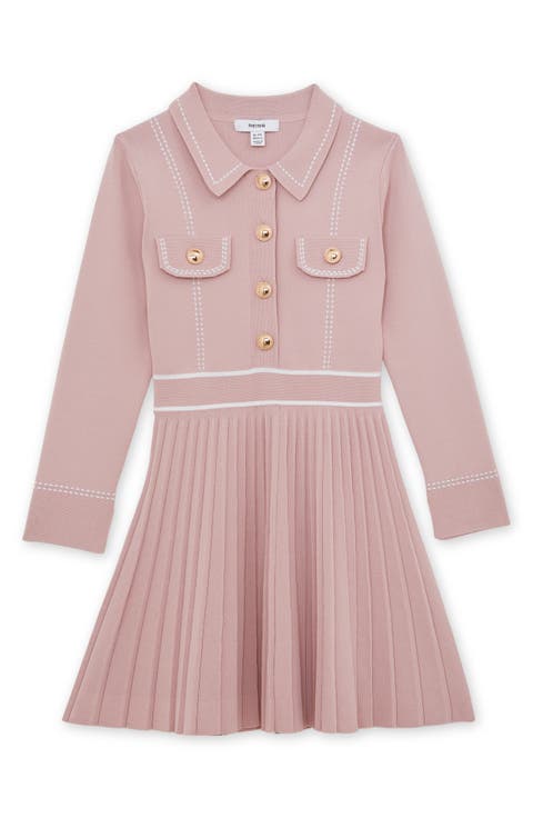 Kids' Zadie Pleated Dress (Big Kid)