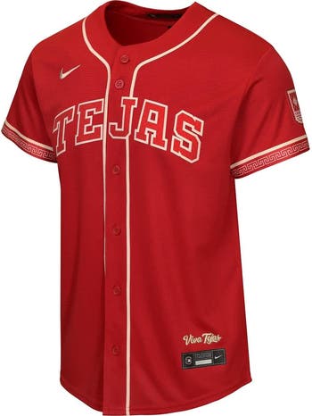 Nike Youth Nike Red Texas Rangers 2026 City Connect Stadium Jersey