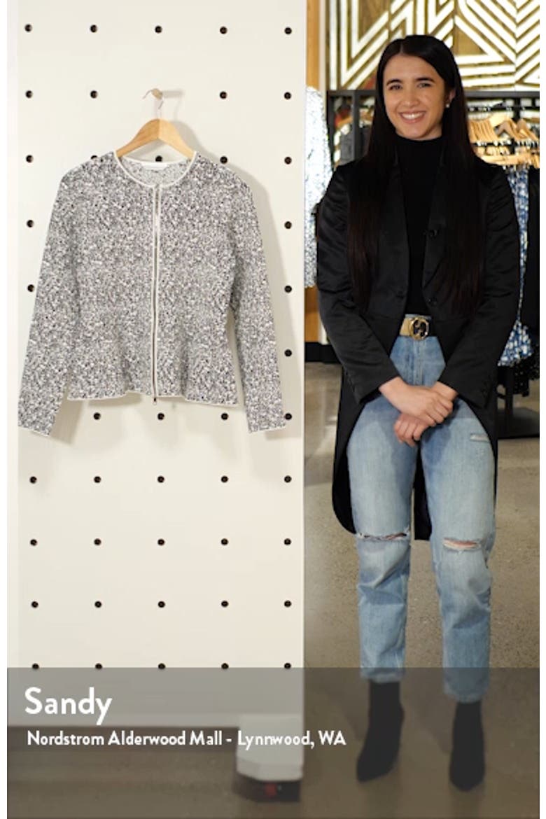 Festiny Zip Front Cardigan video