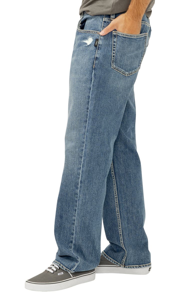 Silver Jeans Co. Relaxed Straight Leg Jeans, Alternate, color, Throwback