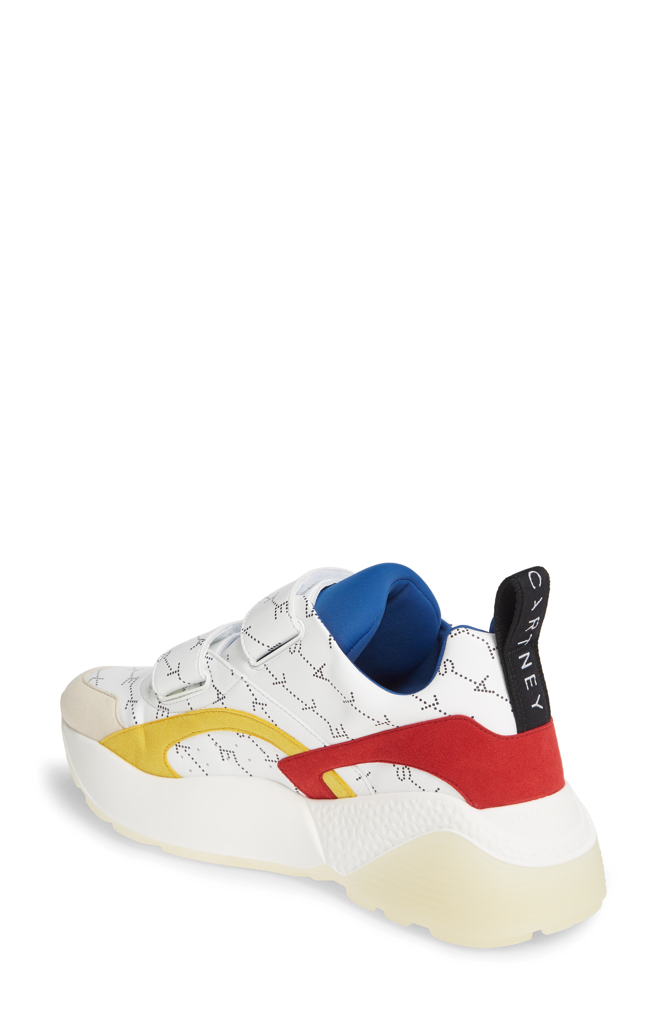 Stella McCartney Eclypse Hook-and-Loop Sneaker, Alternate, color, 