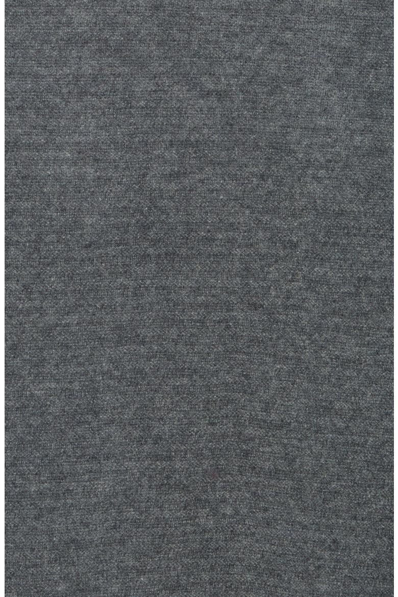 Cashmere Rib Scarf, Alternate, color, GREY MEDIUM CHARCOAL HEATHER