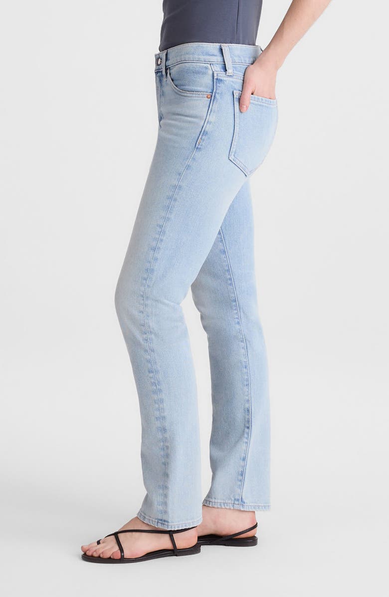 Madewell The Jules Slim Straight Jeans, Alternate, color, Foster Wash